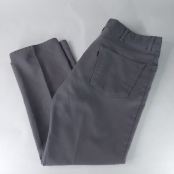 Levis 517 Pants Mens 42x30 Gray Boot Cut Polyester Western Workwear Jeans - Picture 1 of 14